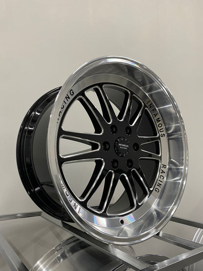 22" Infamous Racing Wheels - Staggered